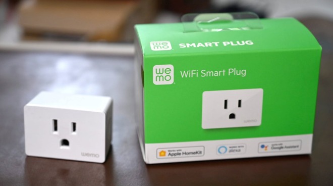 The new Belkin Wemo Smart Plug and its box