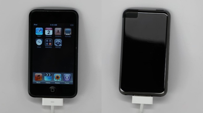 Alleged unreleased black first-generation iPod touch (via <a href=