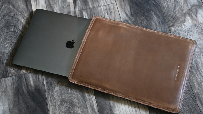 Clayton and Crume leather MacBook Pro sleeve