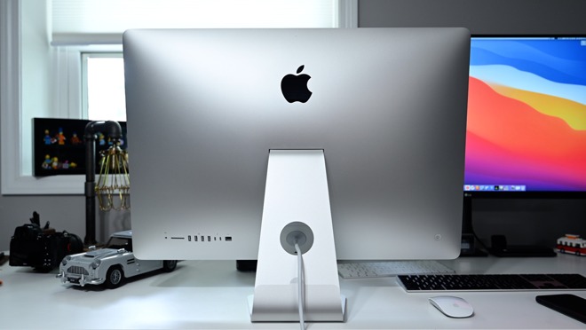 The back of the 2020 27-Inch iMac