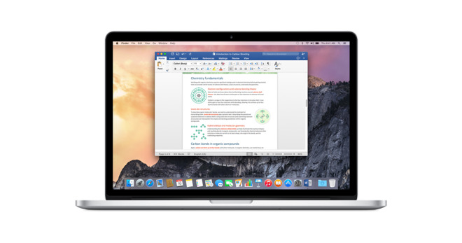 Microsoft Office for Mac.Credit: Apple