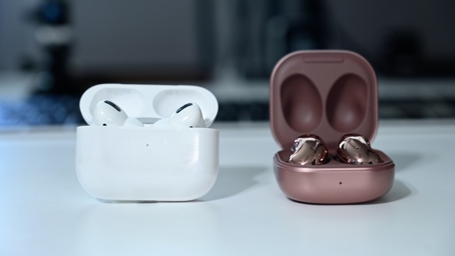 AirPods Pro and Galaxy Buds Live