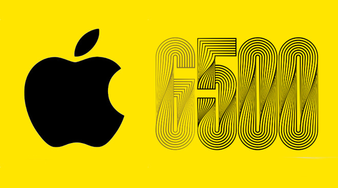 Apple has the number 12 spot on Fortune's Global 500 list