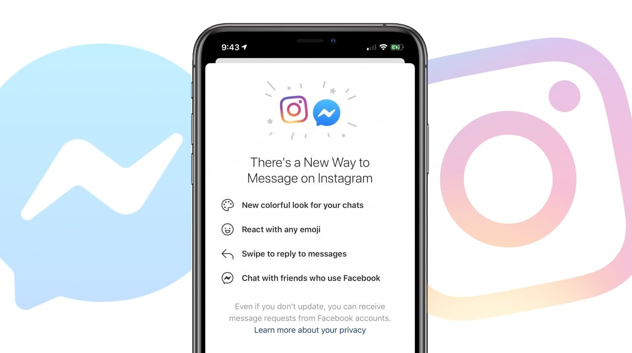 photo of Facebook starts merging Instagram and Messenger chat systems image