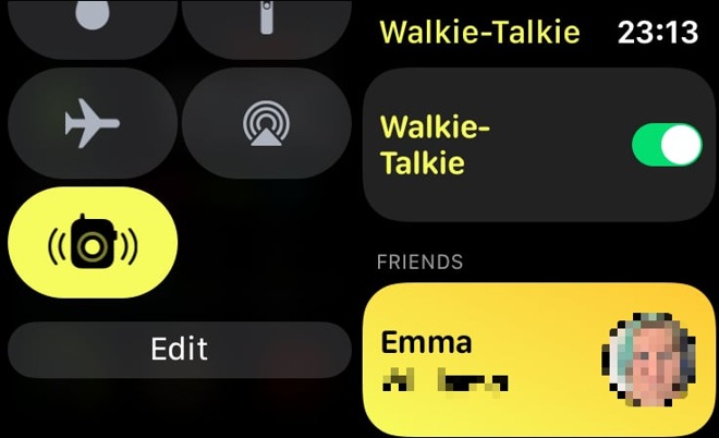 apple watch walkie talkie compatibility
