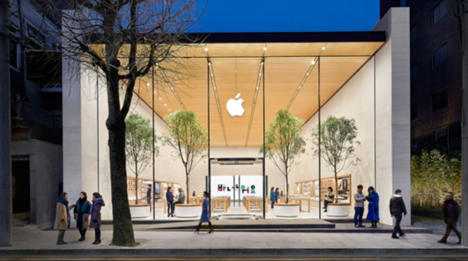 Apple's only store in South Korea