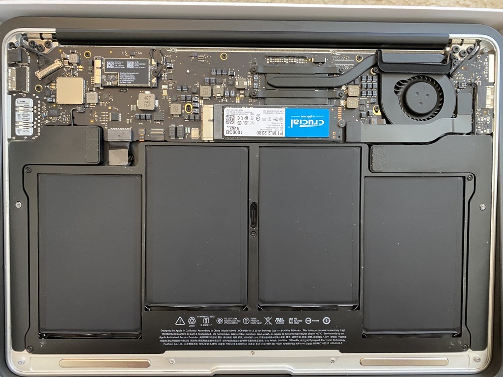 macbook pro retina 13 inch early 2015 change ssd