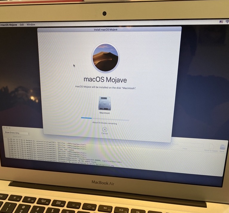 mac os mojave for macbook air 2014