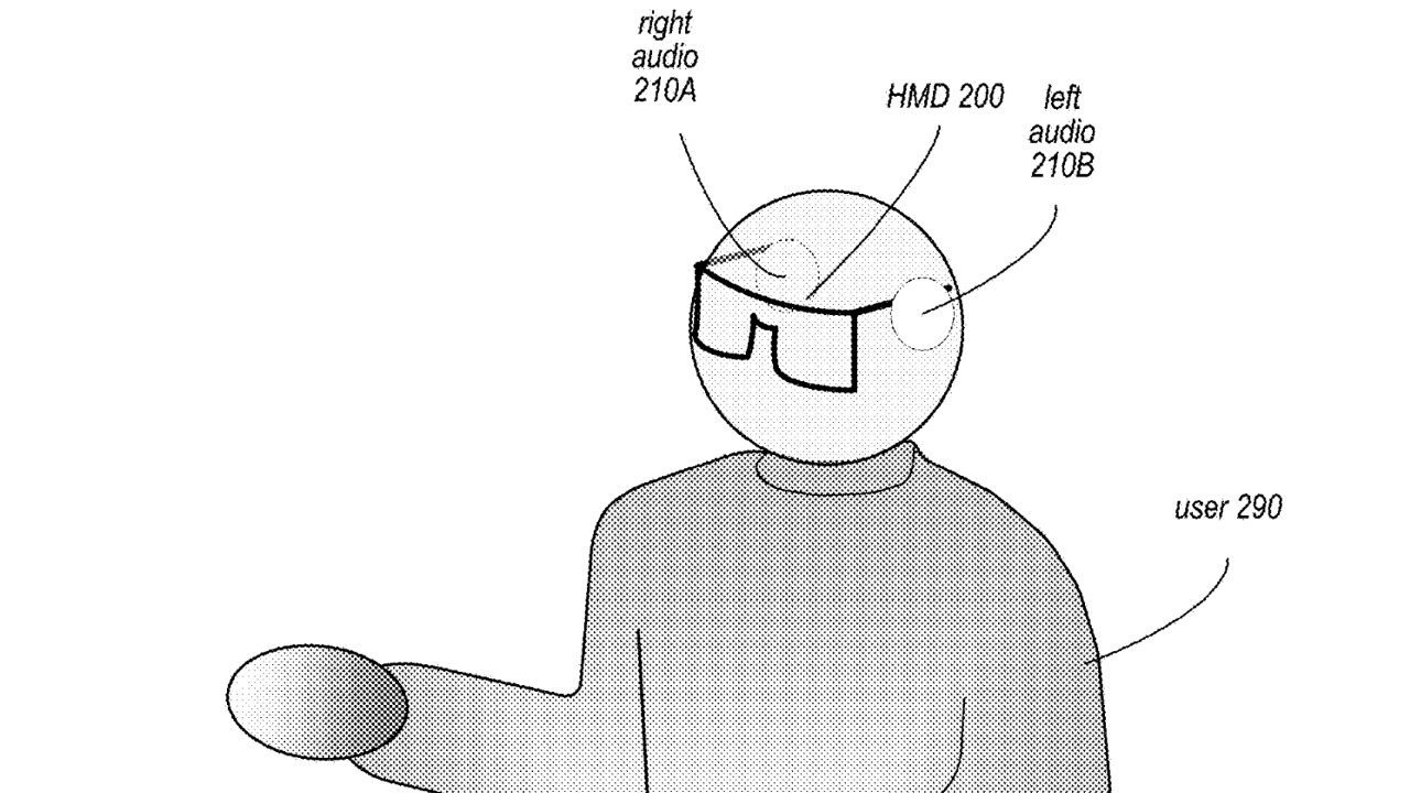Detail from the patent showing a rather slim Apple Vision Pro