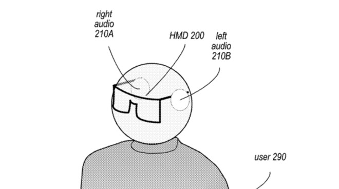 Detail from the patent showing a user wearing