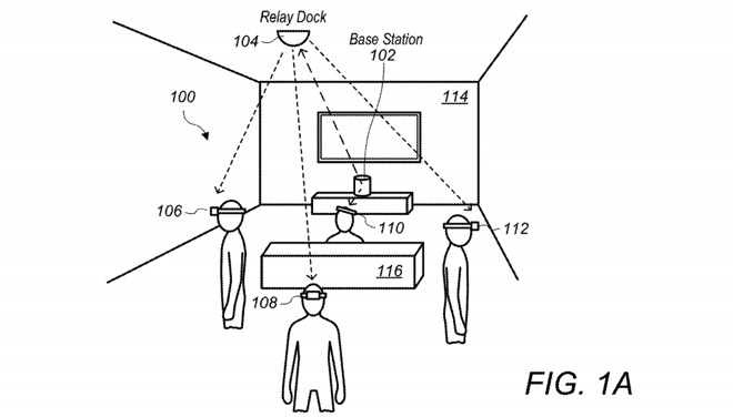 A relay dock could handle communications between a headset and a base station.