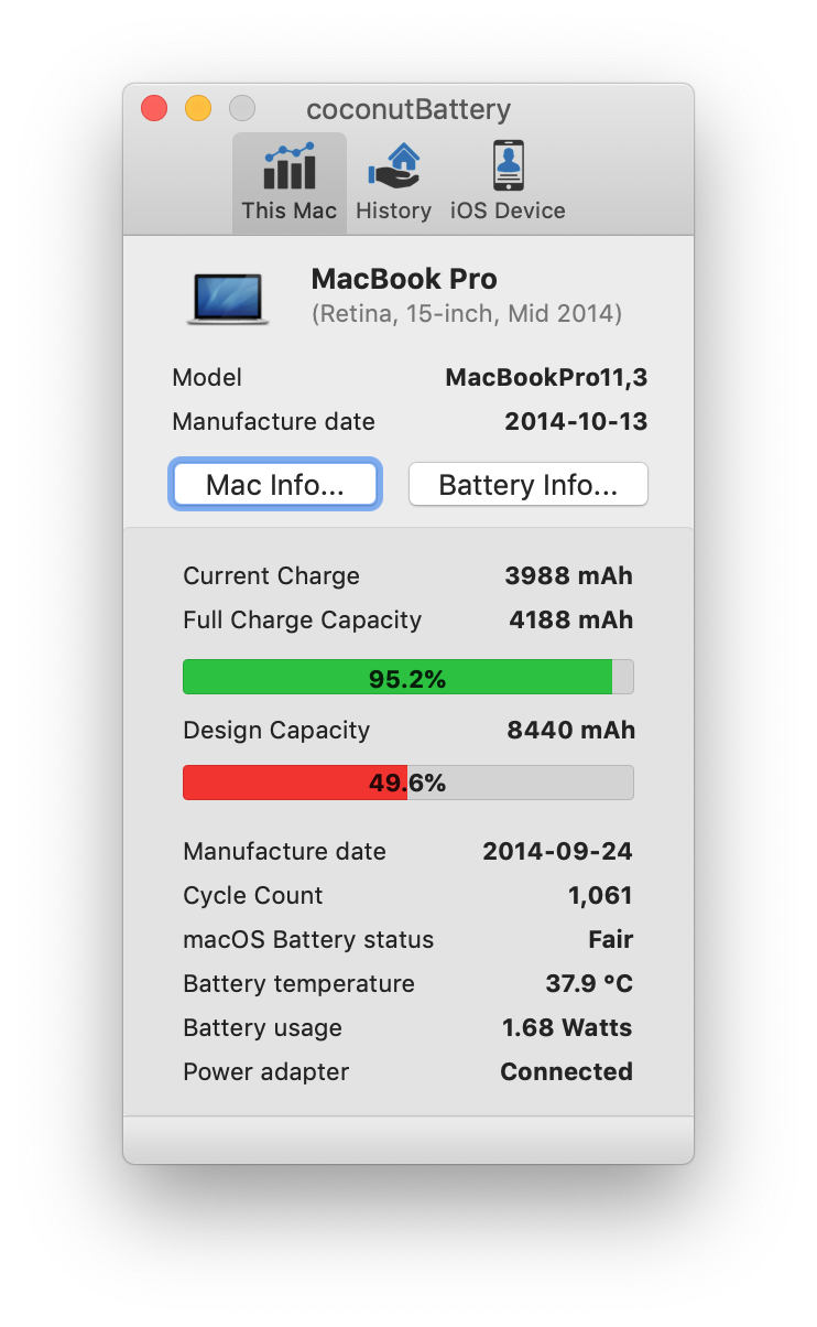 free battery diagnostic app for mac