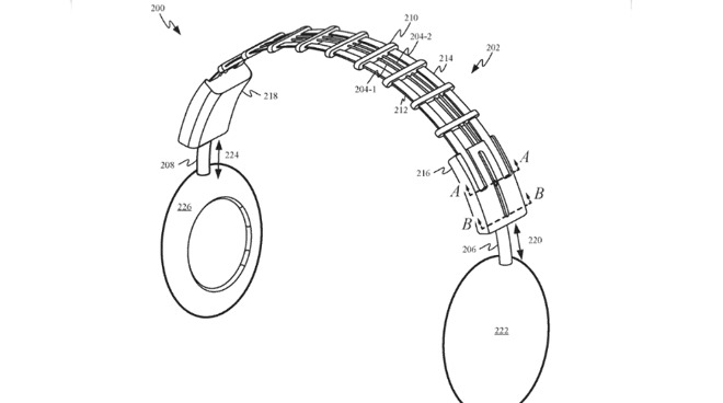 Detail from the patent application showing