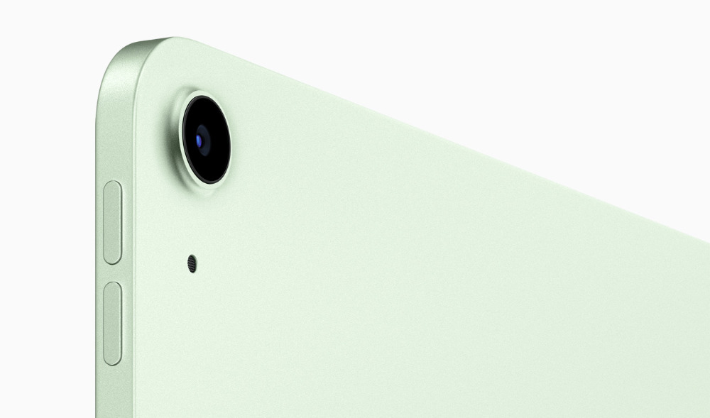 The iPad Air's rear camera has been improved