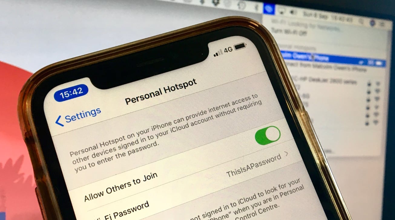 where to find hotspot on iphone 6s