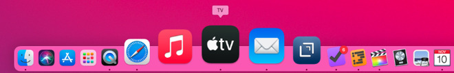 The Dock is a bit candy-colored