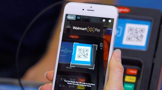 QR codes are already being used for Walmart Pay.
