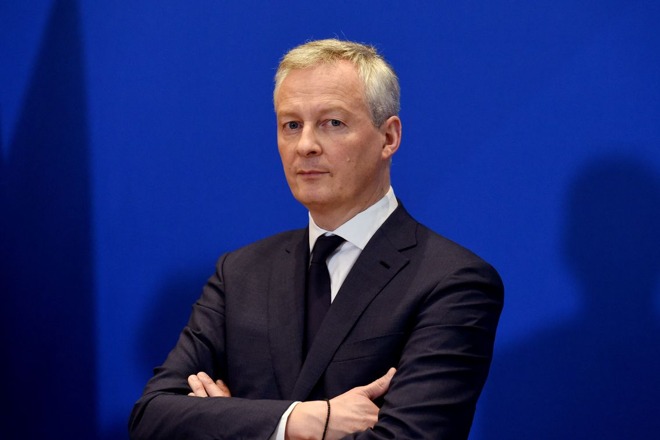 French finance minister takes