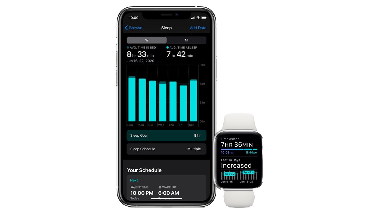 Sleep tracking in watchOS 7 and the iPhone Health app