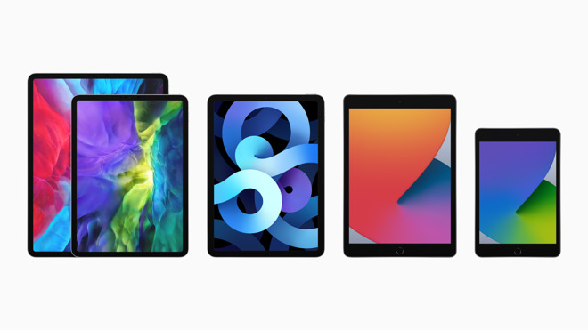 Apple's entire iPad lineup