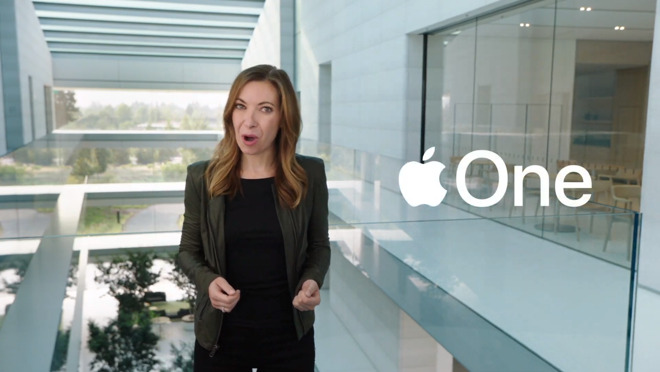 The announcement of Apple One