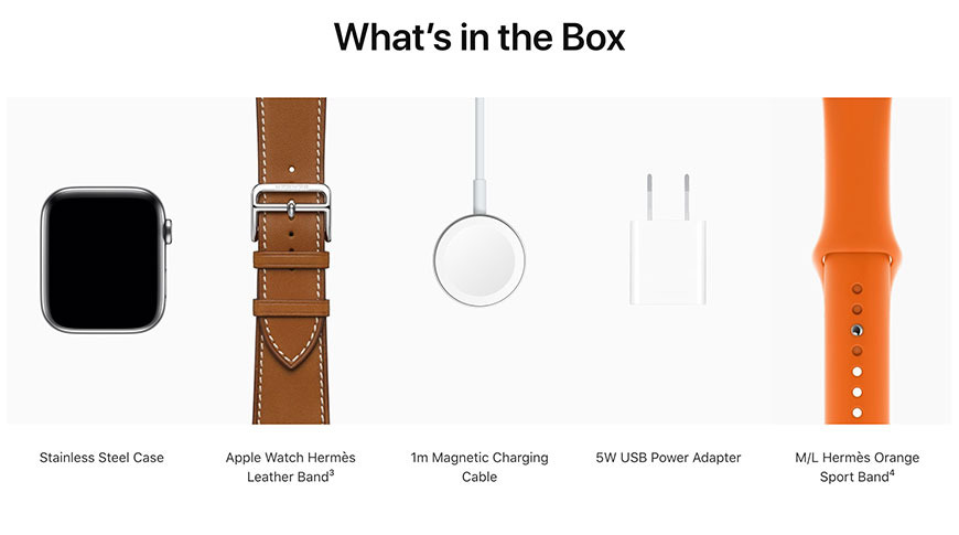 photo of Apple Watch Edition, Hermes models come with 5W power adapter image