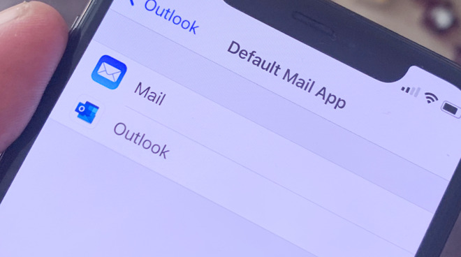 change default email app iphone ios 12