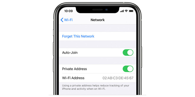 apple mac address lookup iphone