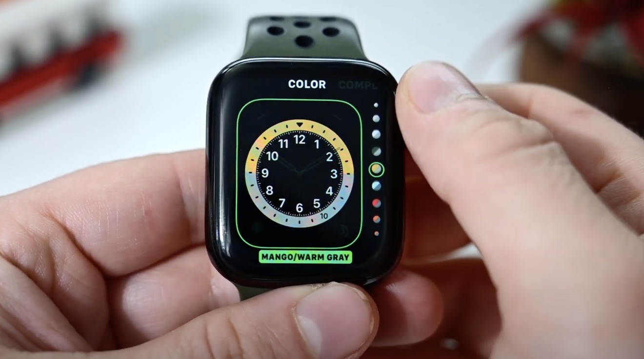 apple watch series 6 gmt face