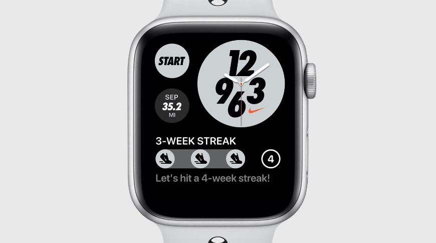 The new exclusive watch face for Nike Apple Watch