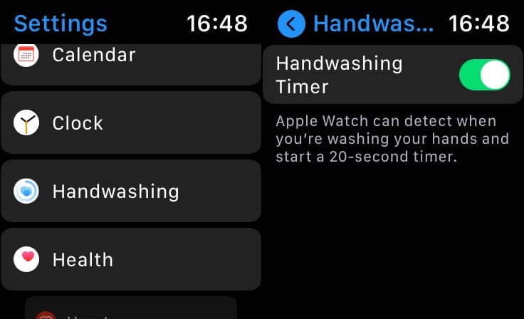 Handwashing detection apple discount watch