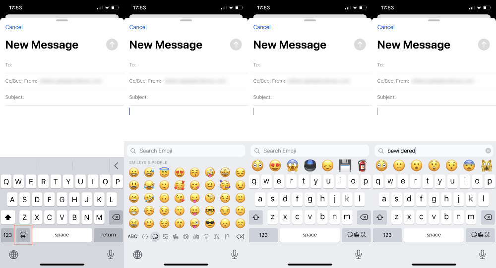 emoji keyboard ios 14