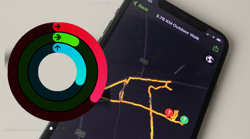 Apple watch gps online route tracking