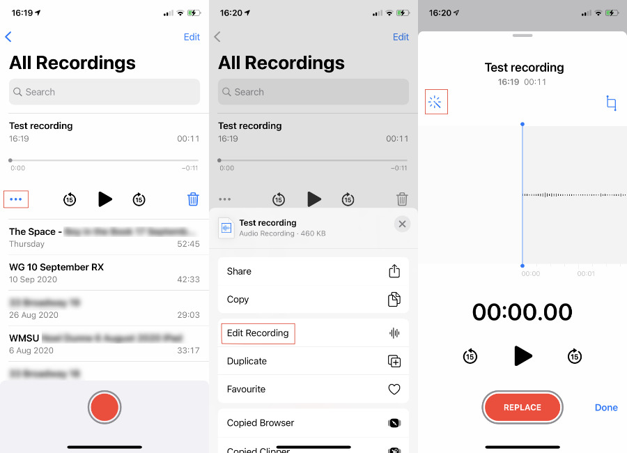 How to use Enhance Recording in iOS 14 Voice Memos