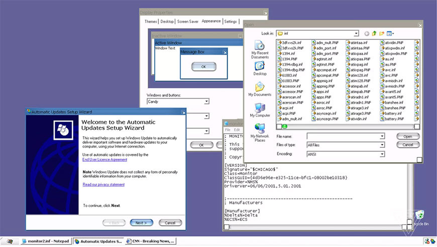 Experimental Windows Xp Theme Aped Mac S Aqua User Interface Appleinsider