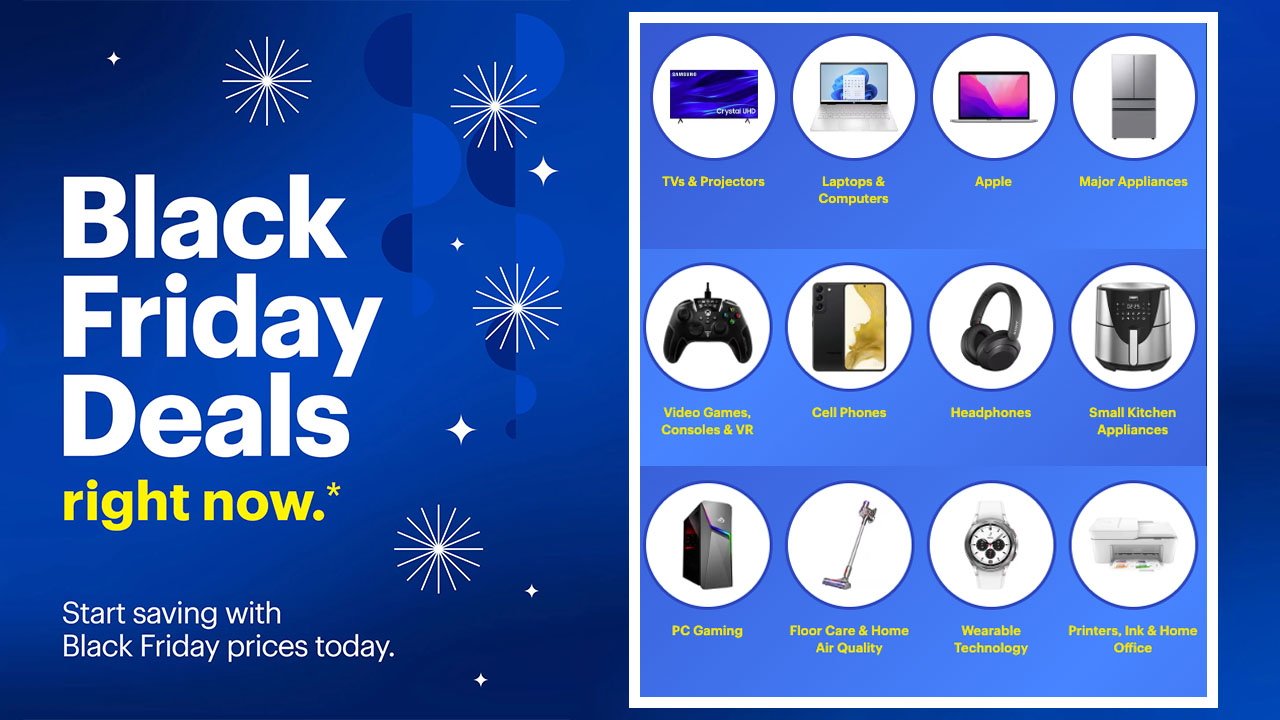 Best Buy's early Black Friday Sale is going on now.