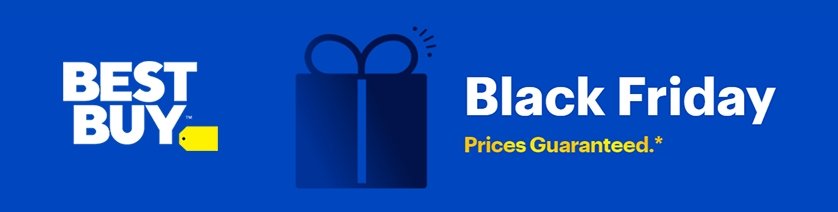 Best Buy Black Friday prices guaranteed banner