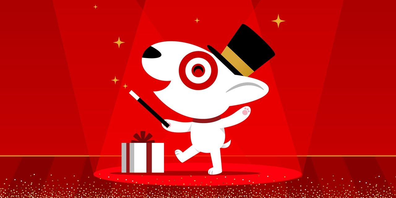 Target holiday deals with Bulls Eye dog
