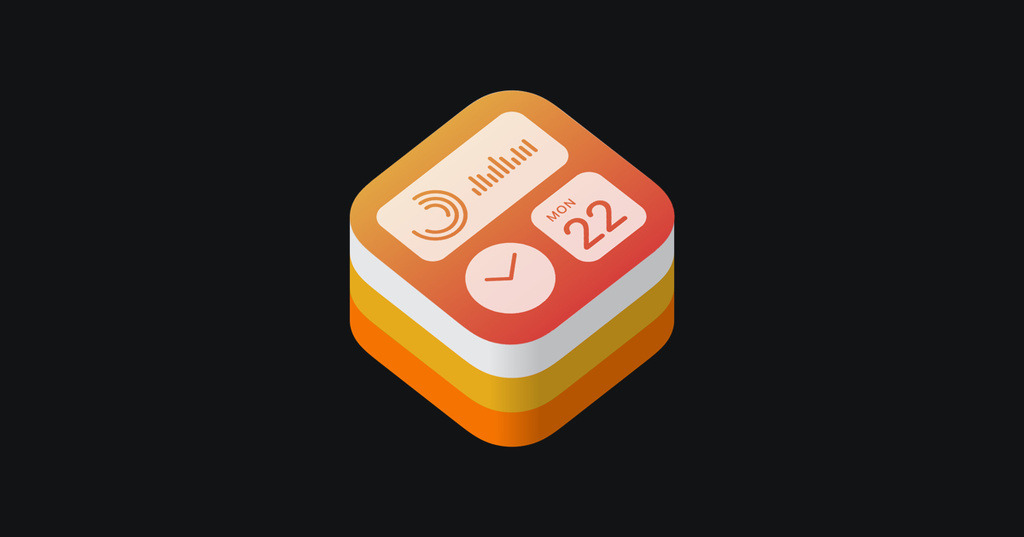 Apple's logo for WidgetKit, the developer resource for making widgets.