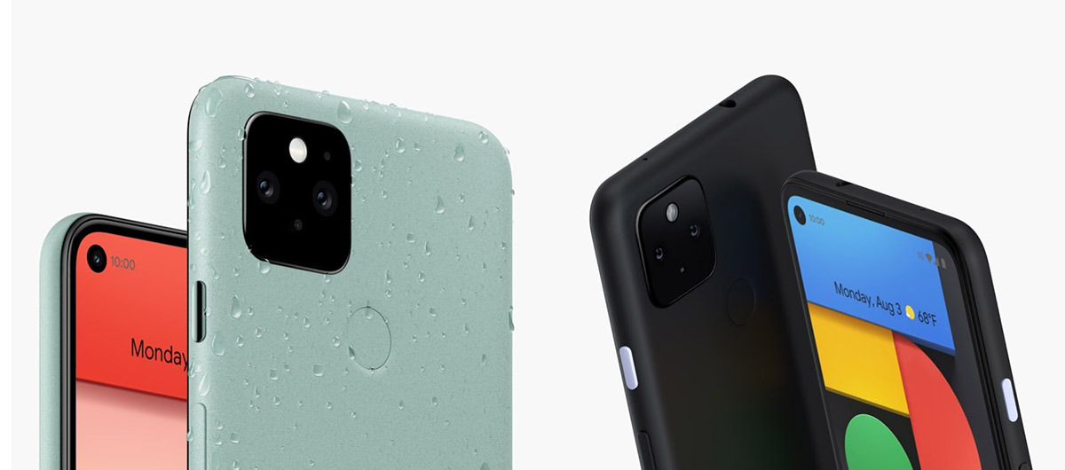 Google、Google Pixel 5を699ドル、Pixel 4A 5Gを499ドルで発表