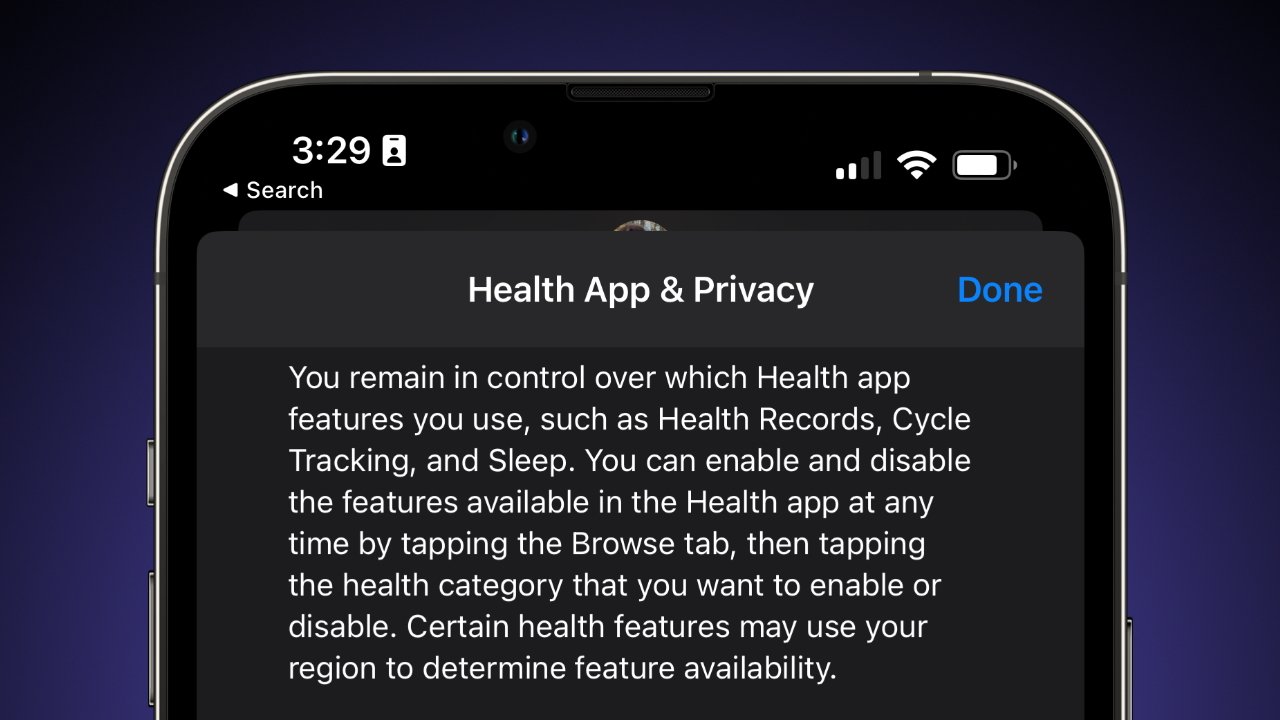 Apple uses end-to-end encryption to keep health data safe