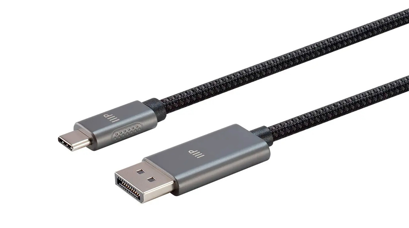 An example of a USB Type-C to DisplayPort cable