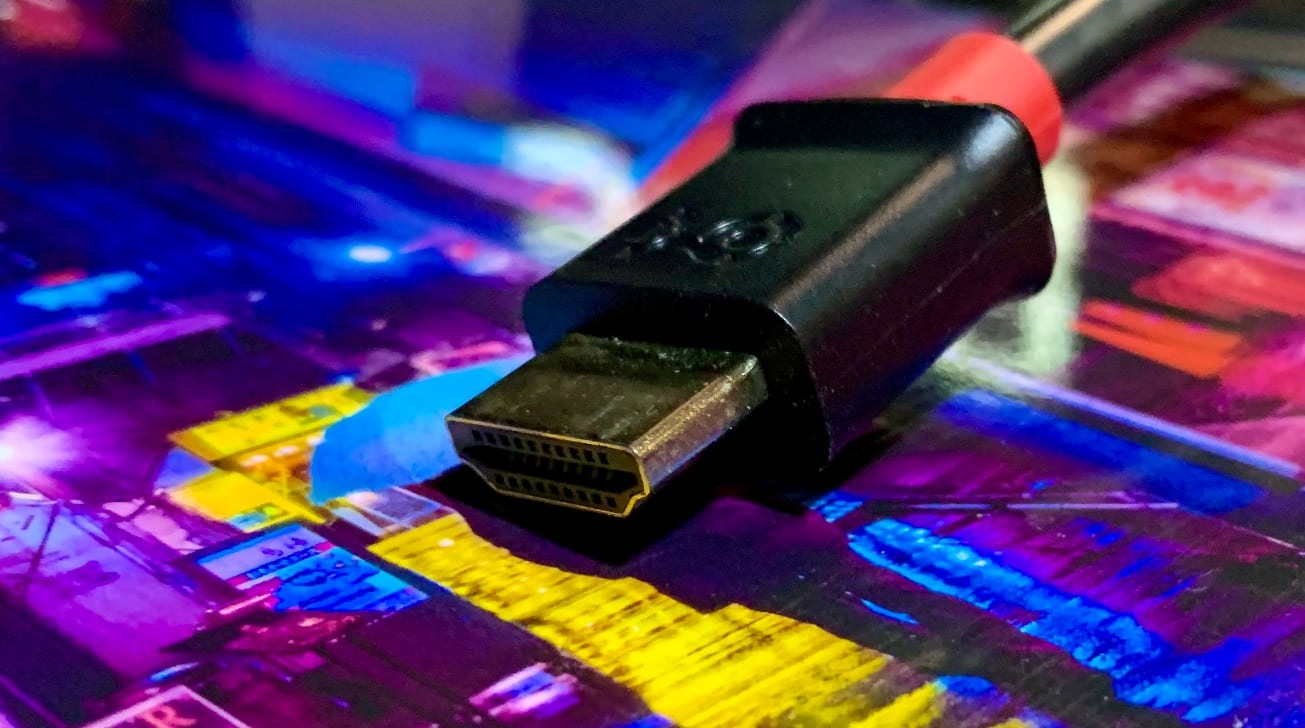 An example of a HDMI connector