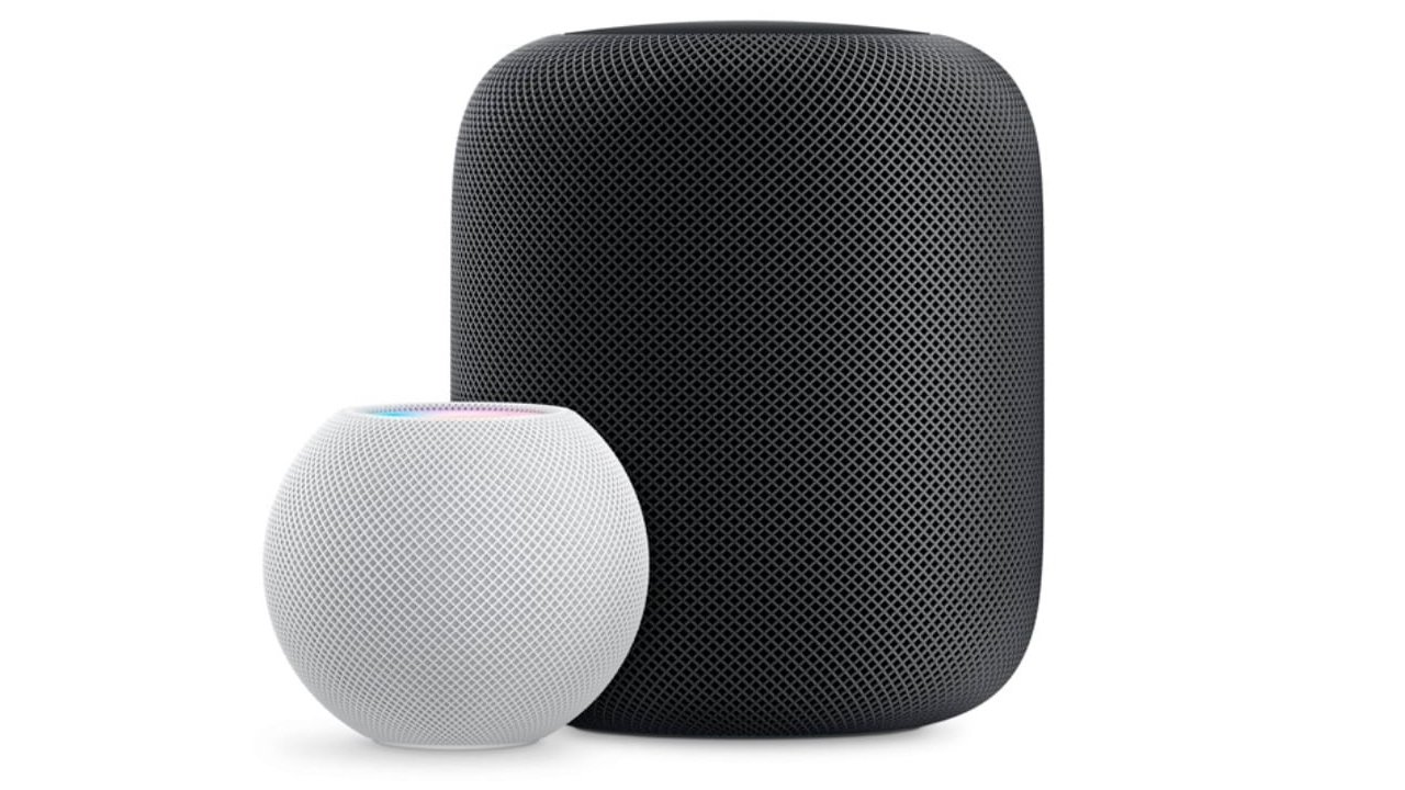 The HomePod mini and discontinued HomePod