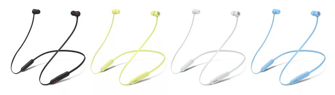 Beats Flex in blue, black, yellow, and gray
