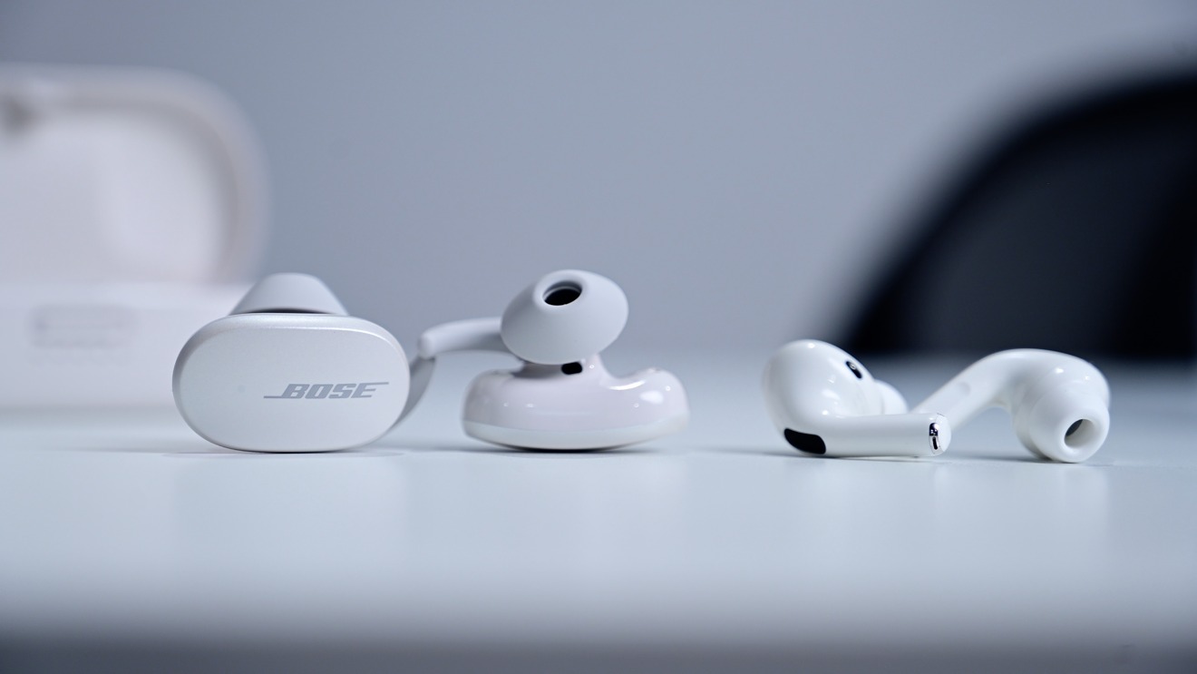 Bose QuietComfort Earbuds versus AirPods Pro earbuds