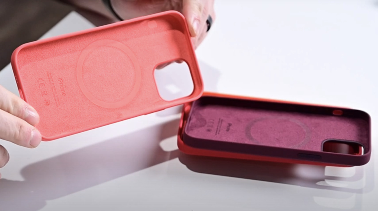 Inside of Apple's silicone cases