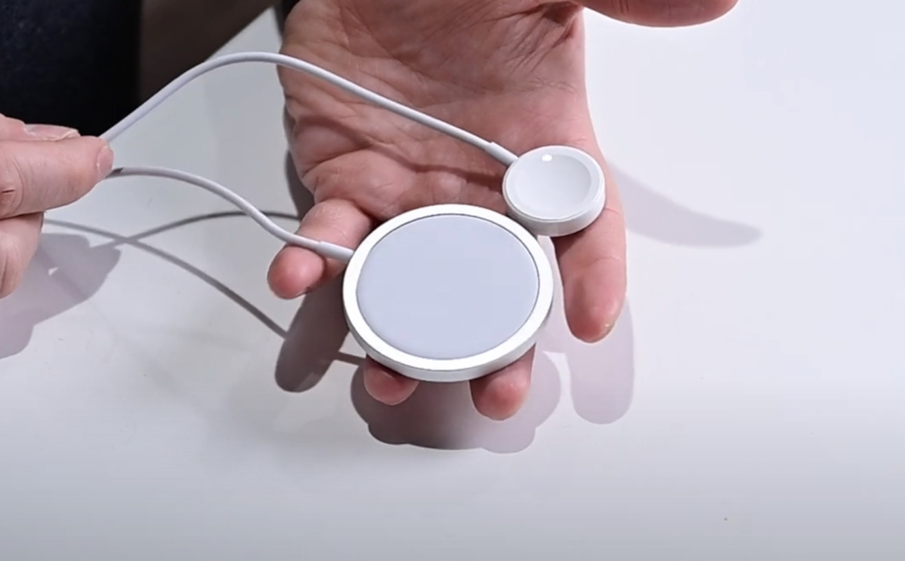 Apple MagSafe Charger versus Apple Watch charging puck