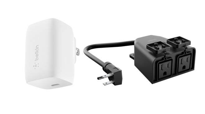Belkin's new 60W USB-C GaN charger and Wemo Outdoor Wi-Fi Smart Plug