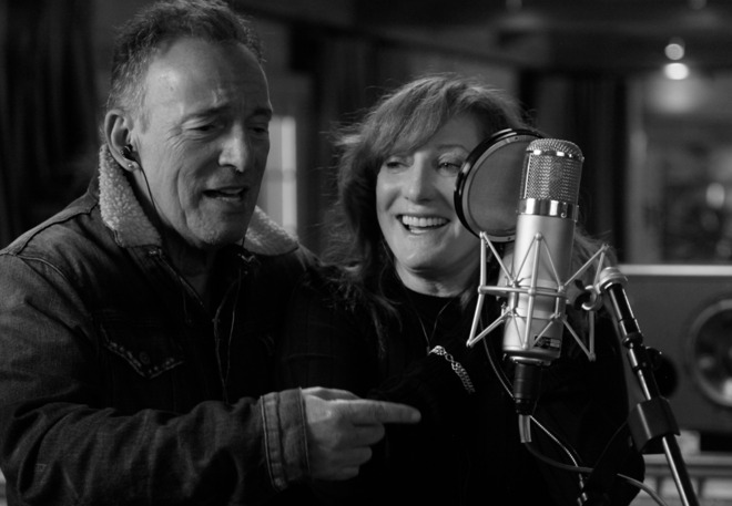 Bruce Springsteen and Patti Scialfa in
